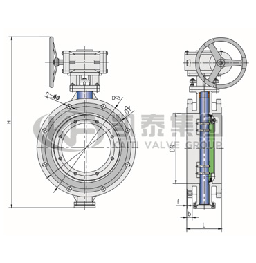 法蘭硬密封蝶閥